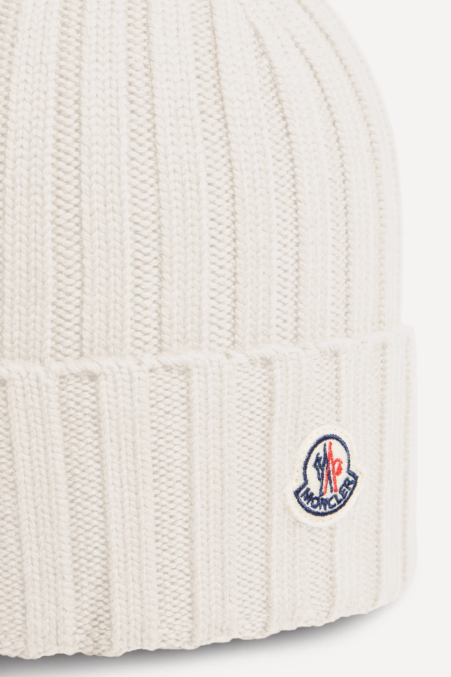 Wool Beanie Women White Moncler 3